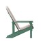 Merrick Lane Riviera Set of 2 Weather Resistant Adirondack Patio Chairs With Vertical Lattice Backs and Comfort Foam Cushions